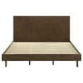 thumbnail image 4 of Glenwood 48-inch Eastern King Platform Panel Bed Warm Brown, 4 of 10