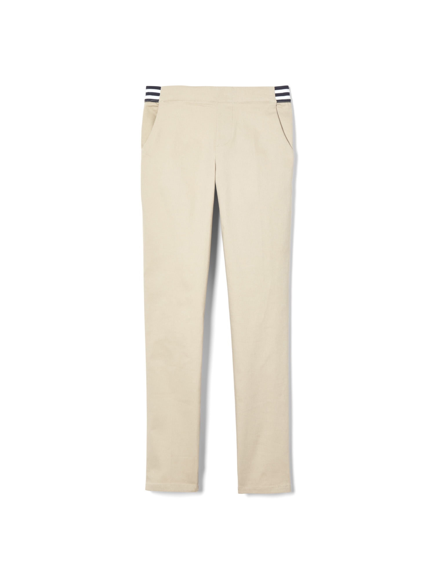 Ankle Length French Toast Girls' Skinny Zip Back Pant 