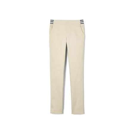 French Toast Girls School Uniform Pull-On Stretch Twill Skinny Pants, Sizes 4-20 & Plus