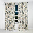 thumbnail image 3 of Designart "Elegant White Poppy Simplicity III" Floral Blackout Curtain Single Panel, 3 of 4