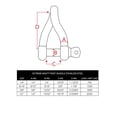thumbnail image 2 of Extreme Max 3006.8216 Grillete giratorio de acero inoxidable BoatTector - 5/16"", 2 of 5