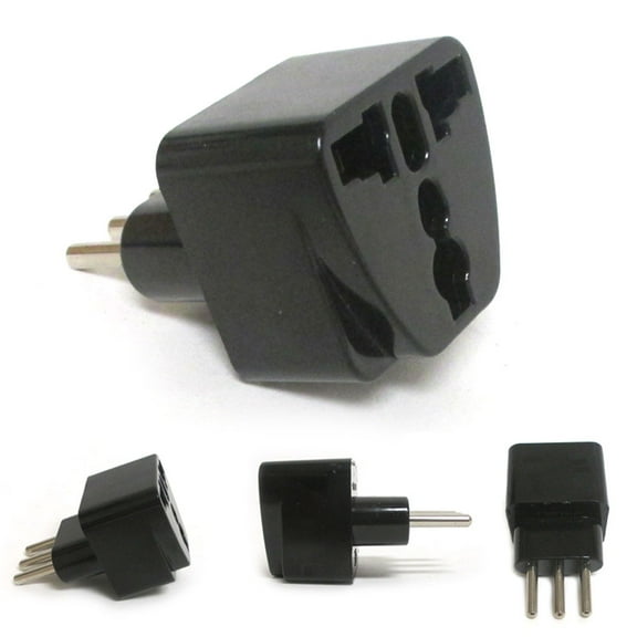 Universal to Italian Travel Power Plug Adapter Adaptor Power Convert  3 Pin Type