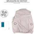 thumbnail image 3 of AVEKI Gilet de Refroidissement Rapi Comprennent 2 Ventilateurs Portables Mode 3 Vitesses et Banque de Puissance, Veste de Refroidissement d'Alimentation en Air Sans Manches pour Temps Chaud Travail de Voyage en Plein Air Été (M) A0513, 3 of 8