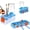 Blue, variant on Austok Paint Brush Cleaner with Palette Press Button, 500ML Brush Rinser Cup Painting Running Water Circulation Art Supplies for Acrylic,Watercolor and Water Based