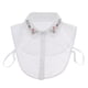 thumbnail image 2 of Cuello de blusa con perlas / pedrería, de cuello de blusa Desmontable 2 Hugo Cuello falso para mujer, 2 of 10