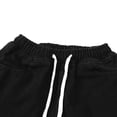 thumbnail image 4 of Men's Baggy Denim Pants Y2K Wide Leg Jeans Casual Loose Fit Drawstring Elastic Waist Skater Trousers Hip Hop Streetwear Relaxed Lounge Pants, 4 of 7