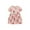 AB98 Pink, variant on Tisuna Floral Print Dress For Girls Toddler Short Sleeve Crew Neck Summer Dresses Fashion Soft Girls Infant Kids Princess Dress Pink Size 2-3 Years