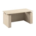 thumbnail image 1 of Stratus 60W Standing Desk with Modesty Panel in Natural Elm - Engineered Wood, 1 of 8