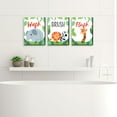 thumbnail image 3 of Big Dot of Happiness Jungle Party Animals - Kids Bathroom Rules Wall Art - 7.5 x 10 inches - Set of 3 Signs - Wash, Brush, Flush, 3 of 6