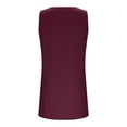 thumbnail image 4 of Atogsazn Summer Dress for Women 2025 Casual V Neck Linen Baggy Short Sleeve Dresses Fashion Loose Clothes 02-Wine XXL, 4 of 6
