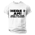 thumbnail image 3 of Men Summer Tops Short Set T Shirt Short Sleeve Tees Men Running T Shirt Turtle Tees Mens Shirts Size Medium Layering Tee Tunic Neck Top Shirts for with Sleeves Dark Undershirt ‘ s Letter White L, 3 of 4