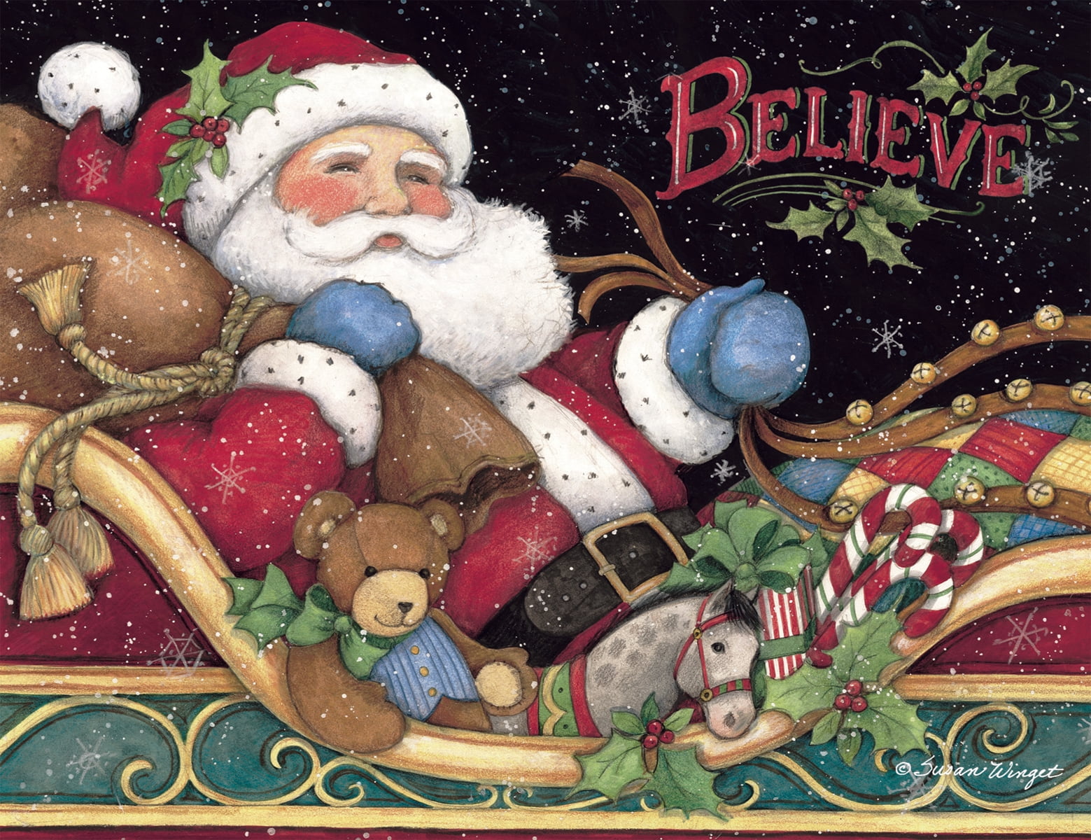 LANG BELIEVE SANTA BOXED CHRISTMAS CARDS - Walmart.com - Walmart.com