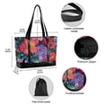 thumbnail image 2 of FORMRS Canvas Laptop Tote Bag for Women with 15.6" Computer Compartments Shoulder Handbag, Serene Floral Pattern, 2 of 7
