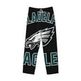 thumbnail image 4 of Eagles Football Team Men's Autumn And Winter Home Print Long Pajama Pants With a Pocket on Each Side and fan Pattern Custom Style, 4 of 9