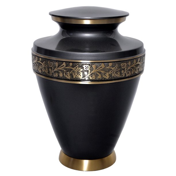 Atlas Cremation Urn Solid Brass Urn for Human Ashes 100
