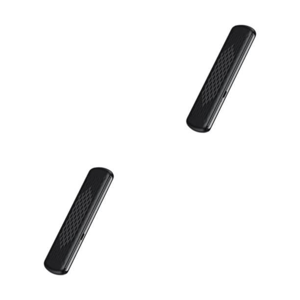 Inteprter Altavoz compatible con Bluetooth Barra de sonido inalámbrica debajo de la almohada Caja musical Máquina de dormir de ruido blanco Negro 2piezas