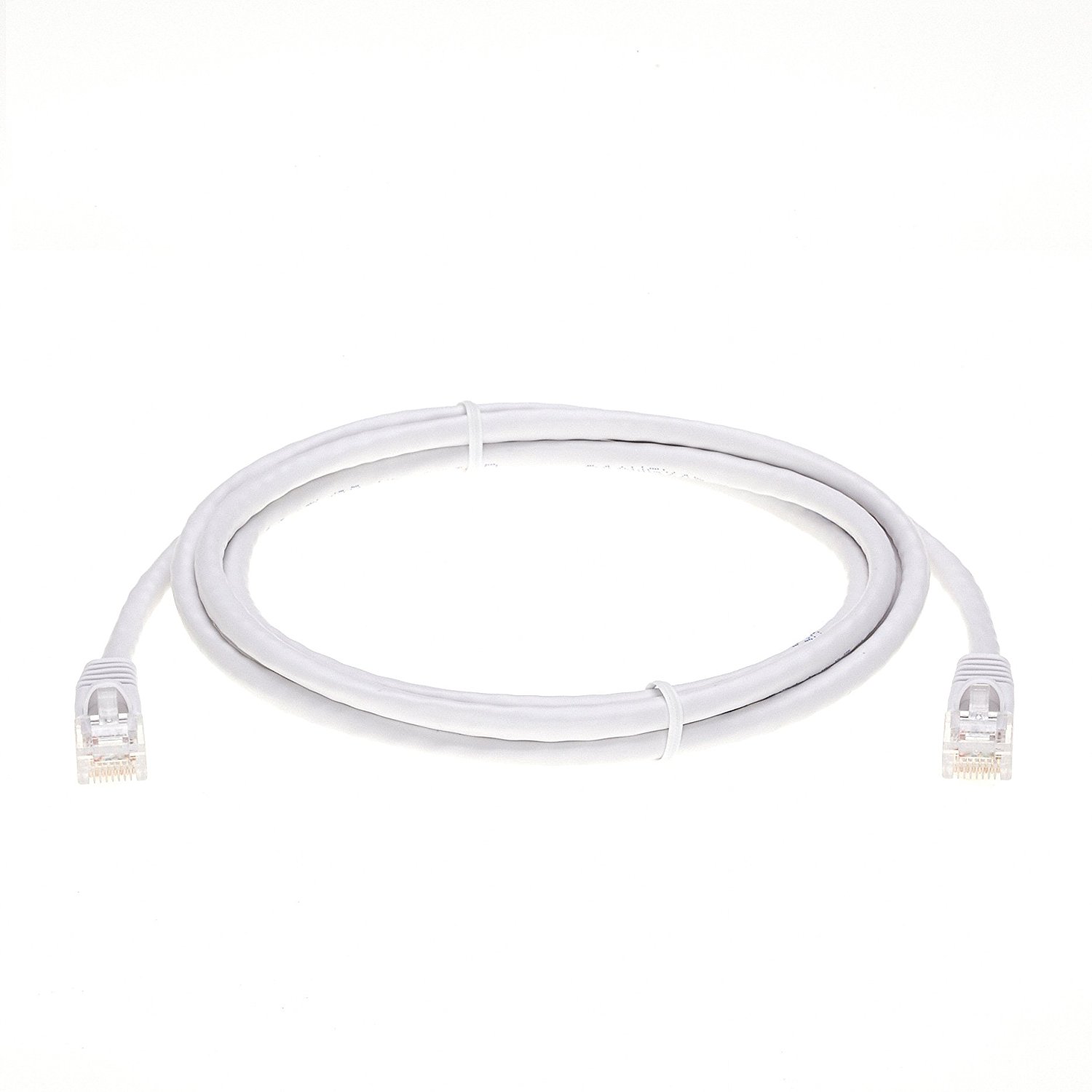 InstallerParts (5 Pack) Ethernet Cable CAT6 Cable UTP Booted 100 FT - White - Professional Series - 10Gigabit/Sec Network / High Speed Internet Cable, 550MHZ - image 4 of 5