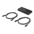 thumbnail image 5 of StarTech.com 2 Ports USB C KVM Switch, 4K 60Hz HDMI, Compact Double Port UHD USB Type C Switch de Bureau Mini KVM avec Câbles USB C, Alimenté par Bus, MacBook iPad Pro ThinkPad IdeaPad EliteBook - 4K HDMI KVM Switch - KVM / audio Switch - 2 x KVM / audio - Desktop, 5 of 5