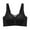 Black, variant on QASIEATN Bras for Women Fashion Wireless Supportive Full Coverage Bras Women's Brassieres