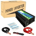 thumbnail image 3 of Lefu Convertisseur de Voiture Bateau Inverseur de Puissance DC 12V à AC 110V/220V USB, 3 of 5