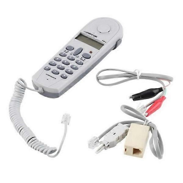 Telephone Butt Test Tester Lineman Tool Network Cable Set Device C019 Check for Telephone Lin-WELLNGS