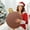 Brown, variant on ZZkhGo 24 Inch Inflatable Velvet Flocked Outdoor Christmas Ornament Ball Heavy Duty PVC 3-Color Set Yard Holiday Blow Up Inflatable Decorative Sphere