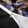 thumbnail image 4 of Homewish Grunge Dragon Twin Duvet Cover,Rustic Wildlife Twin Bedding,Purple,Black Reversible,2 Pieces,1 Duvet Cover and 1 Pillowcase, 4 of 6