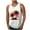 White, variant on YFNNUP Men's Colorblock Hollow Out Knit Tank Contrast Binding Crewneck Casual Tank Top