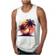thumbnail image 1 of Camisetas de Tanque de los Hombres Tanque de los Hombres Incolor Gradiente de Impresión Cuello Redondo Correa Delgada Fuga Atrás Regular Casual Deportes Blusas de Tanque, 1 of 5
