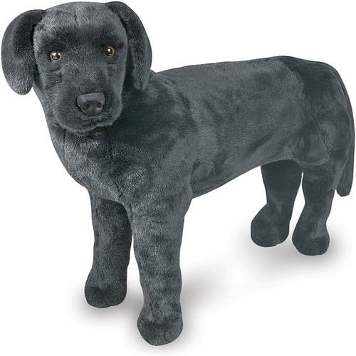 stuffed black lab dogs