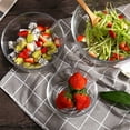 thumbnail image 5 of Large Salad Bowl, Circular Shaped In Premium Acrylic Break Resistant Clear, 146 Ounce 2 Count, 5 of 5