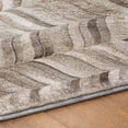 thumbnail image 5 of Addison Rugs Dream Shag Premium Machine Washable Transitional Herringbone Gray Rectangle Rug, 5' x 7'6", 5 of 8