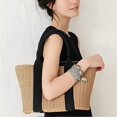 thumbnail image 4 of Straw Beach Tote Bag for Women, 2024 New Beach Bag for Women, Beach Vacation Shoulder Bag for Summer Travel, 4 of 5