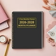 thumbnail image 5 of FeiFu 3Years Monthly Planner Calendar 3Years,Planner With Two-Side Pocket, Monthly Tabs, Sturdy Binding Simplified Monthly Calendar Planner multicolor, 5 of 8