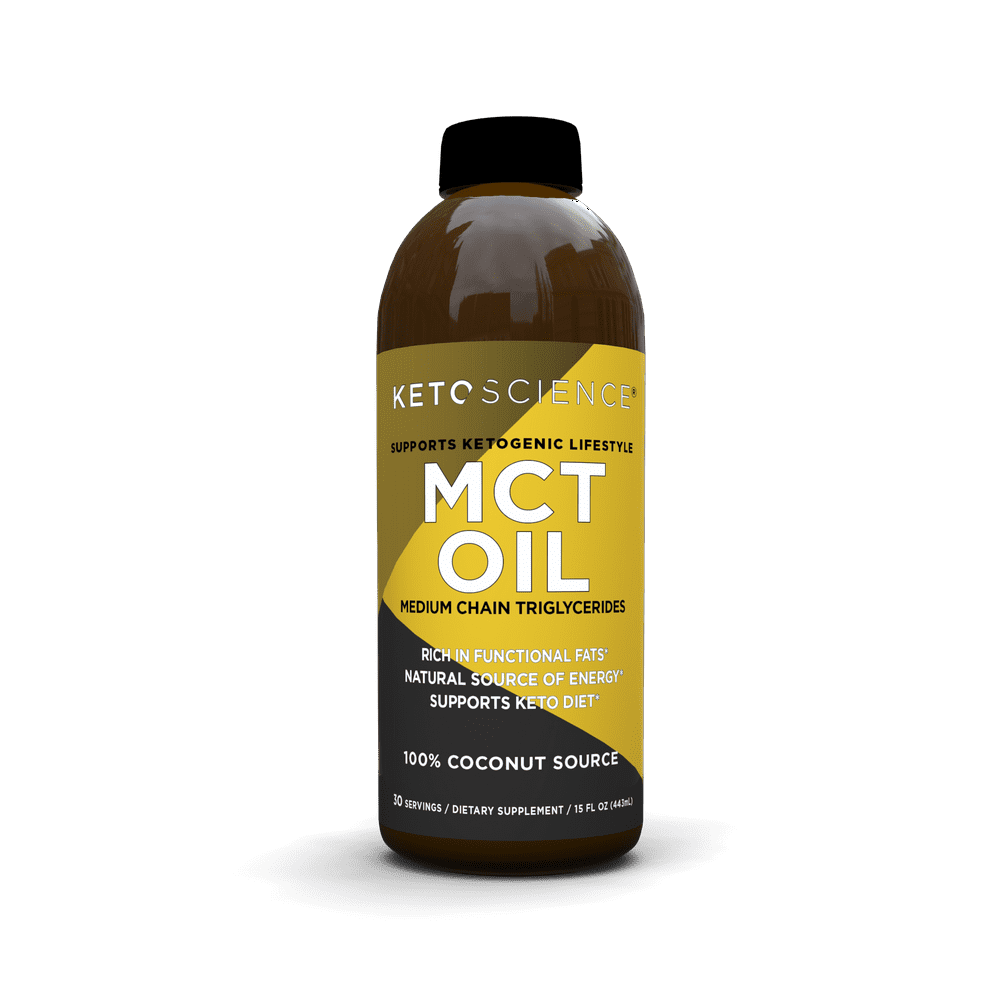 Keto Science Ketogenic MCT Oil Dietary Supplement, 15 Fl Oz, 30