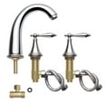 thumbnail image 4 of Aquaterior 3 Hole Bathroom Faucet Widespread Taps for Undermount Sink Chrome, 4 of 6