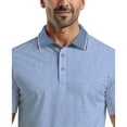 thumbnail image 2 of Ben Hogan Textured Botanical Print Ashleigh Blue Shirt Men L, 2 of 5