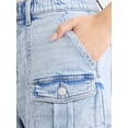 thumbnail image 4 of Time and Tru Women's Utility Short, 4" Inseam, Size Range 2-20, 4 of 5