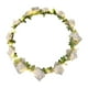 thumbnail image 2 of Diadema con corona de flores para novia, tocado floral para parque, disfraz blanco, 2 of 9