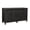 Black, variant on Taran Designs Monte 6-drawer 2-door Carved Solid Wood Sideboard in Black