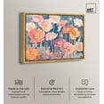 thumbnail image 3 of Pastel Poppies Canvas Pastel Floral Art by Art Remedy, Gold Frame, 36 x 30, 3 of 7