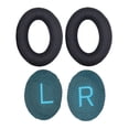 thumbnail image 1 of Abody Head-mounted Headset Memory Foam Ear Cushions Replacement Soft Breathable Ear Pads Compatible with QC25 QC15 QC35 Blue, 1 of 6