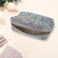 thumbnail image 2 of Unique Bargains 1 Pc Women Portable Sparkly Sequin Makeup Bag for Business Travel Vacation Polyester Multicolor, 2 of 3