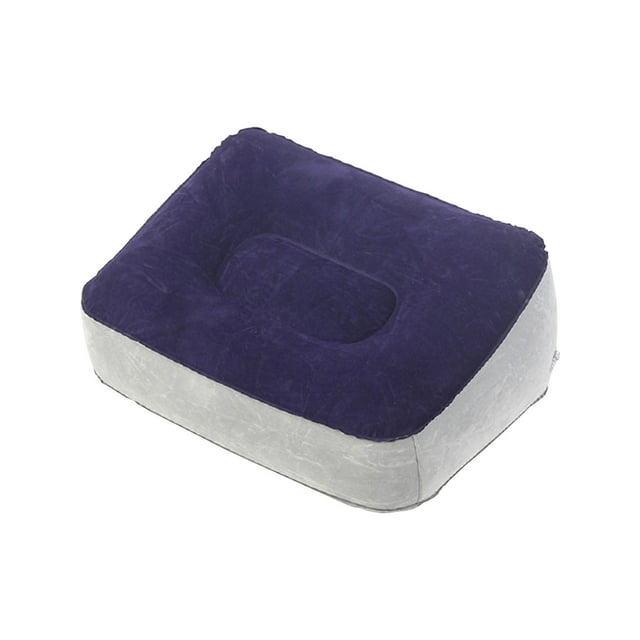 Rbaofujie Car Pillow Flocking Leg Pillow Pvc Inflatable Four-Corner Foot Pad Home Outdoor Sofa Foot Massage Leg Massage Pillow To Relieve Fatigue Pillow Solid Color Pillow Soft Pillows for Sleeping