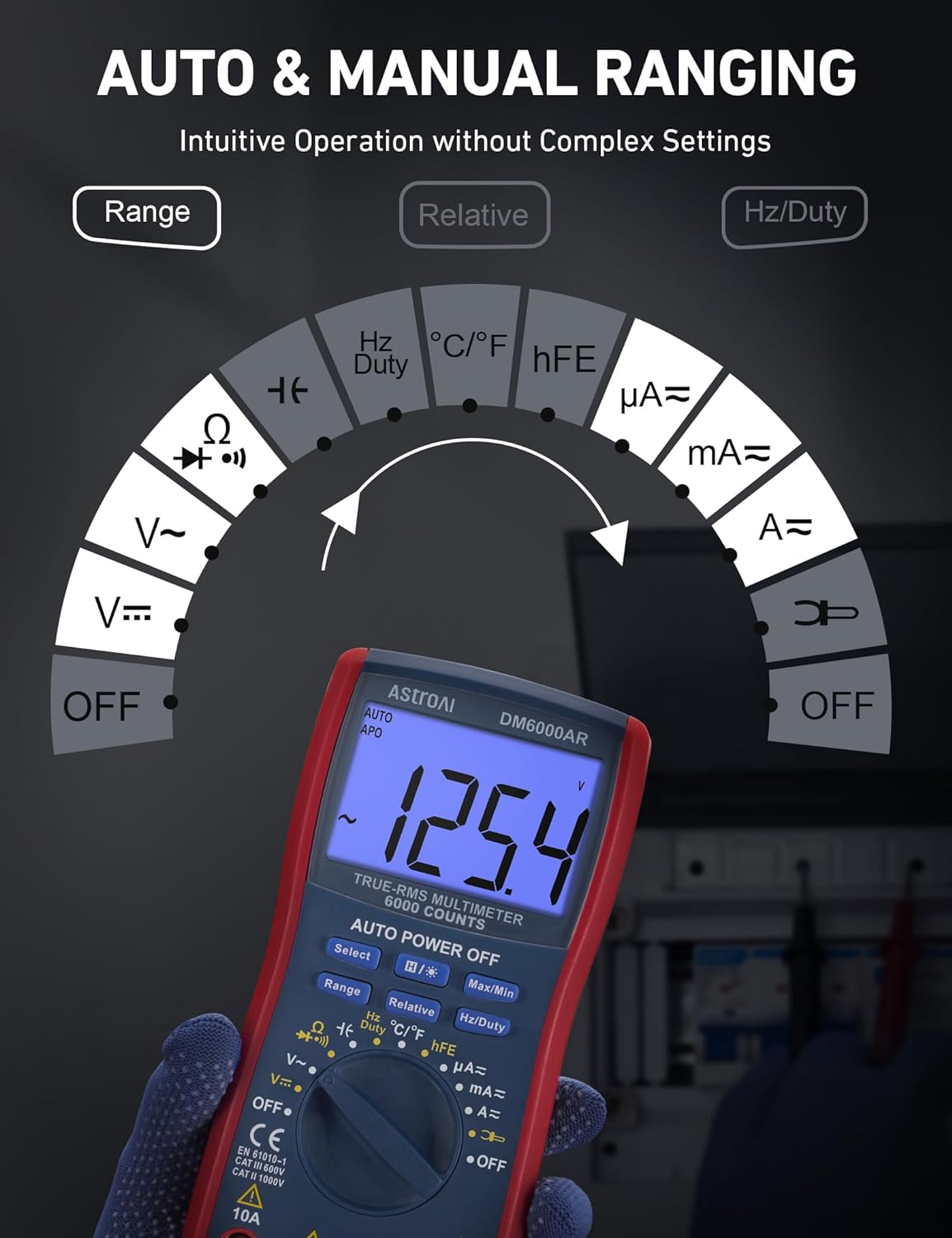 AstroAI Digital Multimeter 6000 Counts TRMS photo 2
