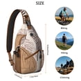thumbnail image 3 of Sac à Dos de Voyage Géométrique Boho Chic Léger et Durable, Sac à Bandoulière à la Mode pour la Randonnée, 3 of 6