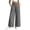 Gray, variant on Sevevn Women’s Elastic High-Waisted Tiered Hem Palazzo Pants Flowy Wide Leg Casual Trousers with Side Pockets