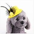 thumbnail image 1 of Xihbxyly Gorra de Verano para Mascotas, Diseño de Encaje de Plumas, Estilo Informal para Perros Pequeños, Protección Solar, Ideal para Actividades Al Aire Libre, Estilo Princesa a La Moda, Tamaño 13, 1 of 2