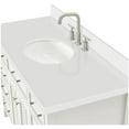 thumbnail image 6 of Ariel D049swqovo Kensington 49" Free Standing Single Oval Basin Vanity Set - White, 6 of 7