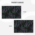 thumbnail image 3 of Placemats Set Of 4 / 6, Lavender Flowers Black Placemats For Dining Table Indoor/Outdoors Heat Resistant Washable Placemats 18" X 12", 3 of 8